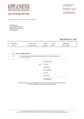 Preview: Whisky Macallan 1958 25 years